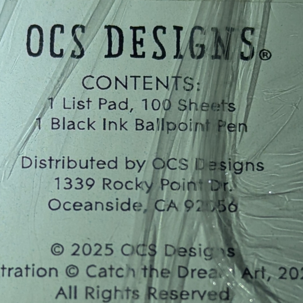 OCS Designs Notepad And Pen Set - Picture 3 of 3